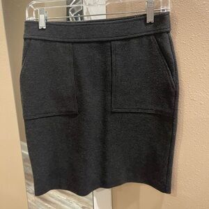 LOFT Dark Gray Knit Top